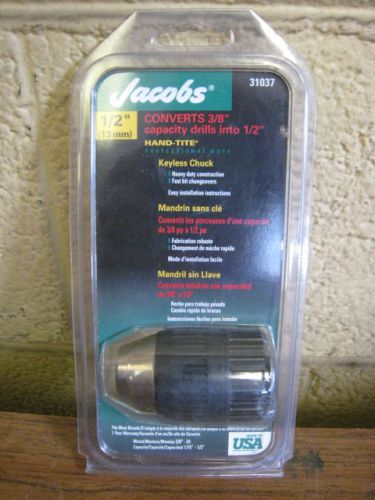 NEW  Jacobs 31037 Keyless Drill Chuck 1/2&#034; NEW FREE SHIPPING