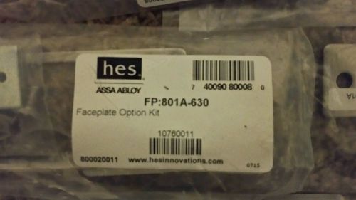HES Assa Abloy 801A Faceplate Option Kit x 32D with mounting tabs and shims.