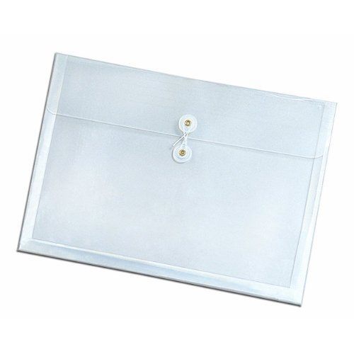 Globe Weis Globe-Weis Side-Opening Poly Envelopes, Letter Size, String Closure,