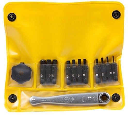 Chapman mfg #1313 standard allen hex kit with spinner &amp; ratchet hand tools set for sale