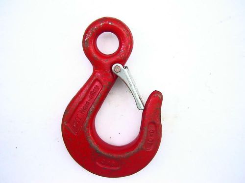 Cm herc-alloy hook 3/8 10-8 with latch for sale