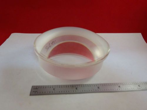 VERY LARGE CONVEX CONCAVE GLASS LENS (needs surface polishing) OPTICS &amp;K7-A-99