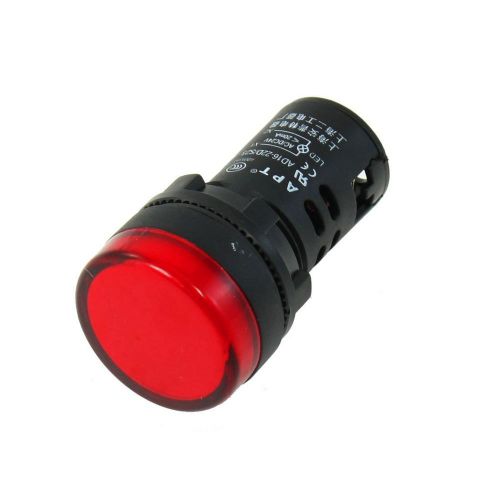 Ac/dc 24v led power indicator pilot signal lamp 22mm red light ad for sale