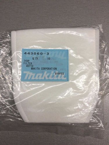 5 x NEW Makita 443060-3 Cloth Vacuum Filter for BCL180 and LC01Z