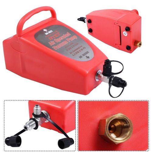 Pneumatic 4.2cfm air operated vacuum pump a/c air conditioning system tool auto for sale