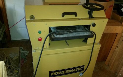 Powermatic PM15 - 15&#034; Planer WORKING GREAT  used less than 20 hrs