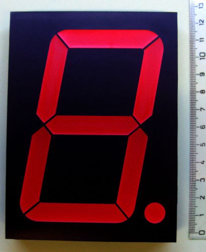 SALE: 3pcs big 10cm (4&#034; inch) RED 7 segment LED display-common Anode - EU seller