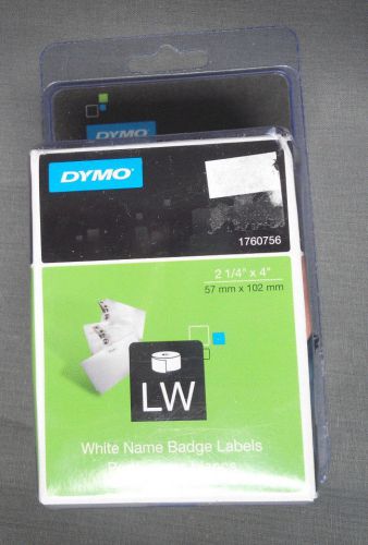 Dymo 1760756 2.25 x 4 in.Adhesive Name Badge Labels