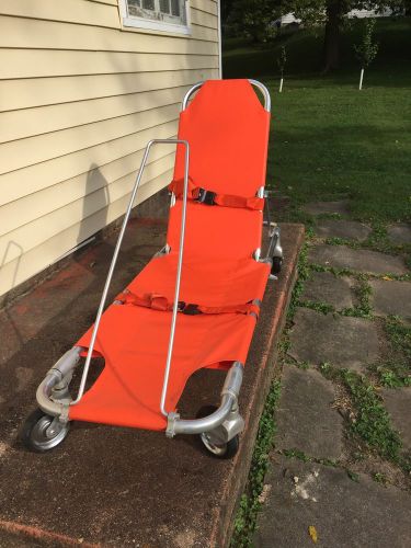 Ferno Stretcher, Patient Mover, Emergency Transfer, Orange With Wheels!!!
