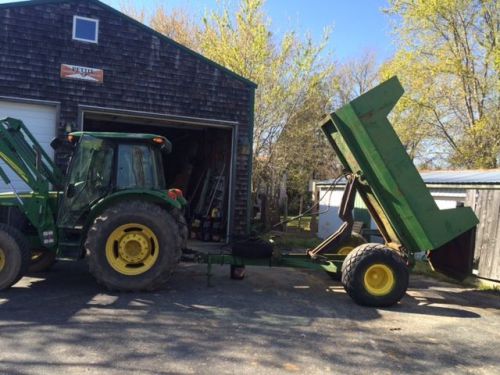 Dump Wagon Cart Farm Construction Scissor lift 6 dump barge wagon, hydraulic