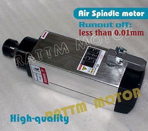 6KW Square Air Cooled Spindle Motor ER32 300Hz 18000rpm For CNC Router Machine