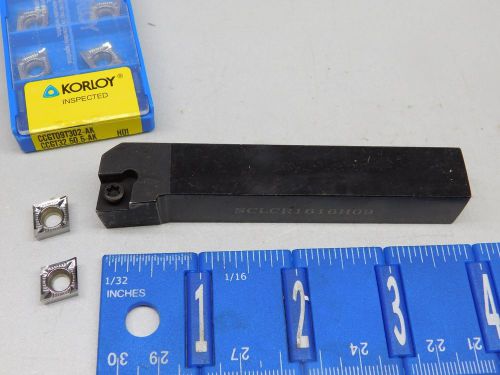 ZENIT 5/8&#034; INDEXABLE TOOL HOLDER WITH KORLOY CARBIDE INSERTS