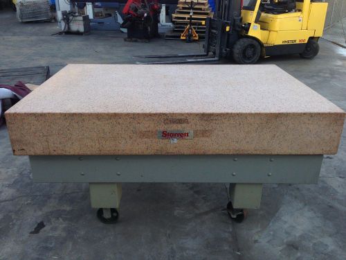 Starrett Granite Surface Plate Inspection Grade A 48&#034; x 72&#034; x 10&#034; with stand