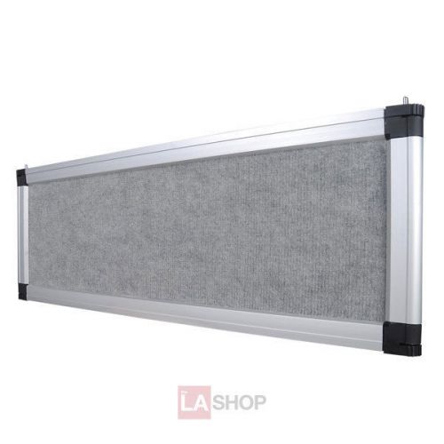 Tabletop folding panel display board header gray 27907 for sale