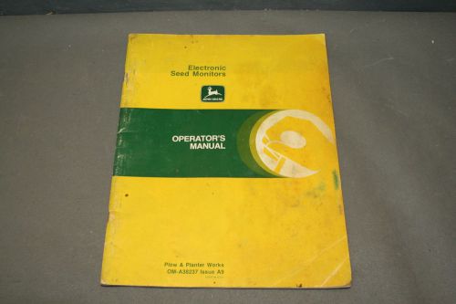 John Deere Electonic Seed Monitors Operator&#039;s  Manual                    18
