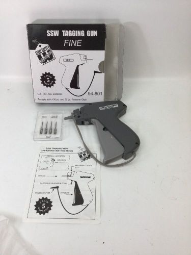 SSW Fine Fabric Tagging Gun 94-601 with Needles NIB