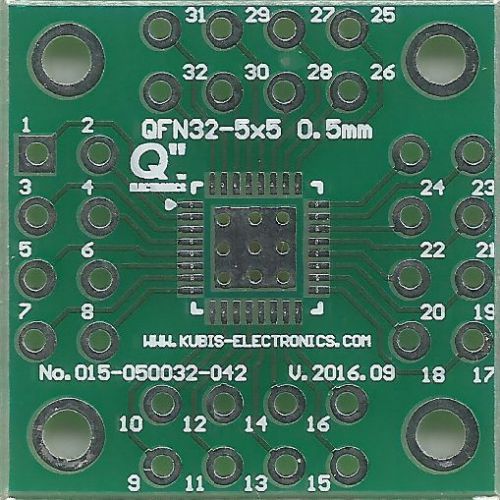 Qfn32-5x5 0.50mm(0.02&#034;) pitch to 4xidc2x4 connector. for sale