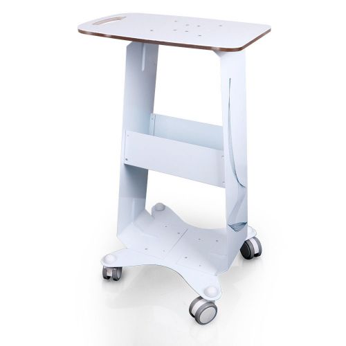 Assembled beauty salon trolley styling pedestal rolling cart tray for cavitation for sale