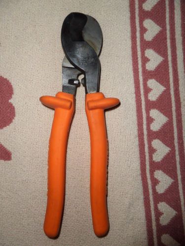 Klein Tools 63050-INS Insulated High Leverage 10&#034; Cable Cutters