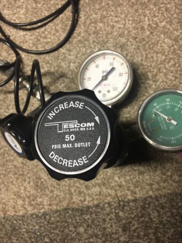 Tescom 50 Psig Outlet 44-2261-241 Back Pressure Control W/ Extra
