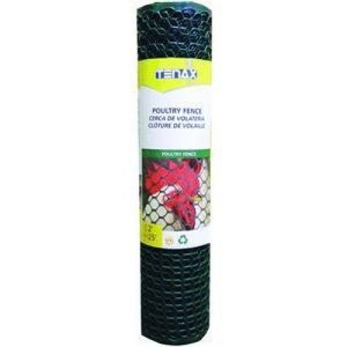 Tenax 72120942 Plastic Poultry Fence, Green