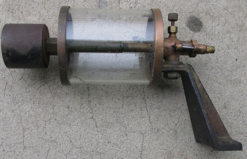 Antique stationary engine / hit &amp; miss large oiler - essex brass co !!! for sale