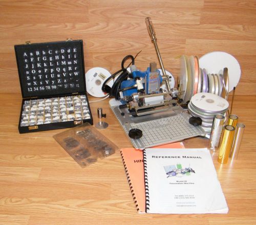 The Howard Personalizer Imprinting Machine With Ribbon, Foil &amp; Dies Bundle *READ