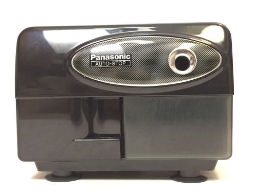 Panasonic Auto- Stop Electric Pencil Sharpener Model KP-310 Black EUC