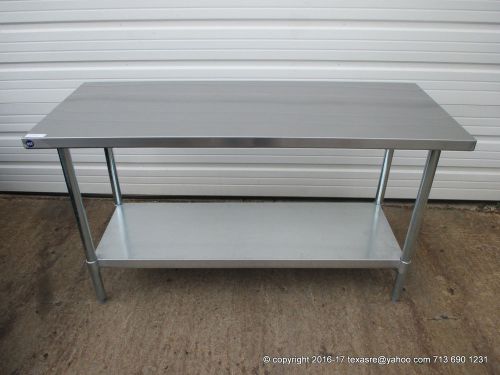 New stainless steel work prep table 60&#034; x 24&#034; , nsf for sale