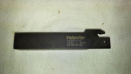 Valenite Parting &amp; Grooving Tool Holder with 1&#034; Square Shank, VG107 L 16 60, New