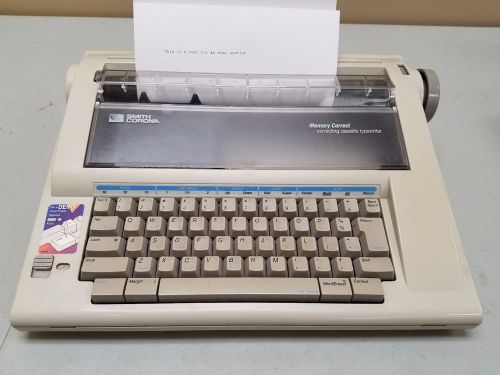 Smith Corona NA1HH Typewriter With Extra cassettes