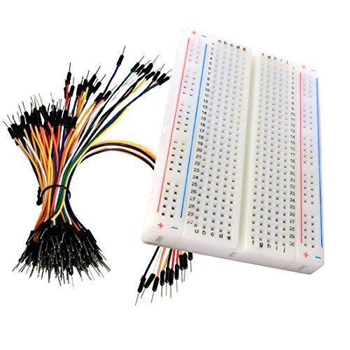 CO RODE Solderless 400 Tie Points Experiment PCB Breadboard with Bread board
