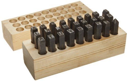 Young Bros. Young Bros 06271 27 Piece Machine Made Stamp Letter Set, Steel, 1/4&#034;