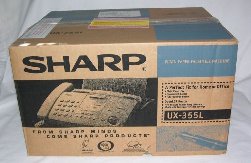 New Sharp Fax Machine UX-355L Plain Paper Facsimile