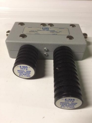 EMR  Corp  2 Dual RF Isolators 8450/34 1640 1630 freq 154.285