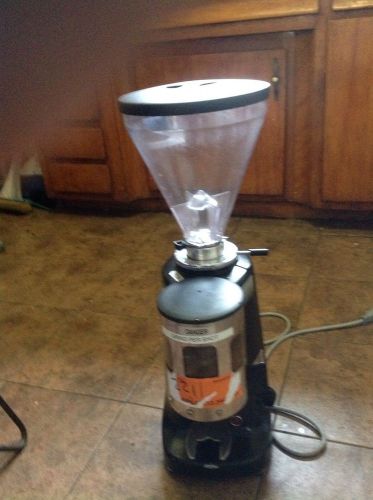 MAZZER SUPER JOLLY TIMER COFFEE GRINDER WITH THE TRAY