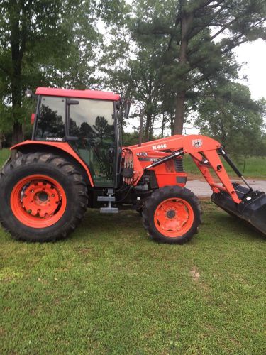 Kubota m6800 cab 4x4 with loader for sale