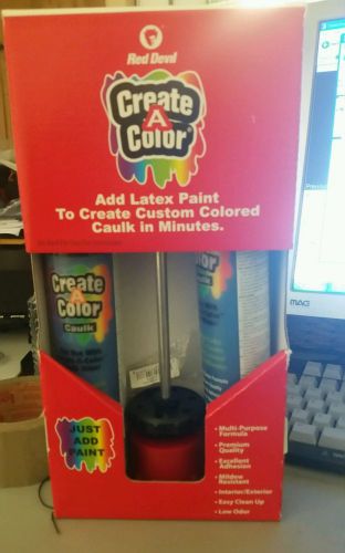 Red Devil Inc 4074 Create a Color Caulk Kit FAST Free Shipping New