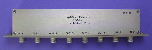 Minicircuits Low Frequency RF splitter/combiner 2-in, 6-out