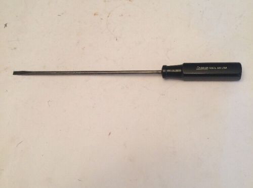 Snap On Tools - Electronic Thin Blade Flat Slotted Tip Bit Screwdriver,  SSDE68