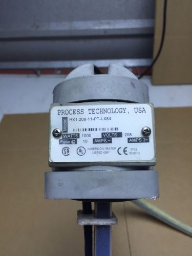 PROCESS TECHNOLOGY HX3-208-11-PT-I-X84 Immersion Heater