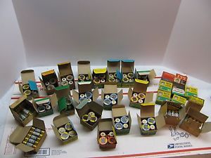 vintage screw in fuses Bussmann Fustat adapters advertising boxes