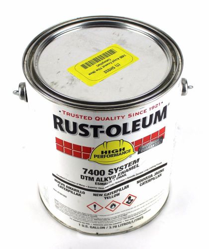 Rust-Oleum 7447402 DTM Alkyd Enamel Paint Yellow 7400 System 1 Gal USA PA