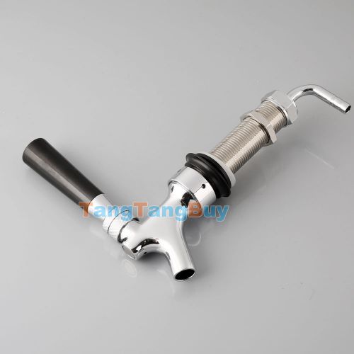 Adjustable draft beer faucet homebrew dispenser w/ flow controller for keg tap for sale