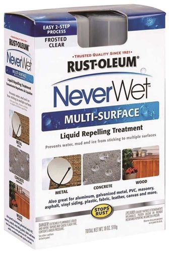 Rust-oleum 275185 never wet 14-ounce multi purpose liquid repel treatment kit for sale
