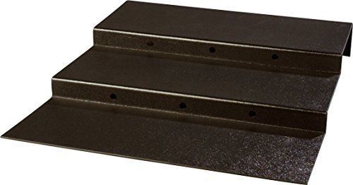 Carlisle 686303 ABS 3-Step Riser with Textured Satin Finish, 23-1/2&#034; W, 1.84&#034; H,