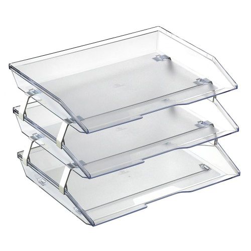 Acrimet Facility Triple Letter Tray (Crystal Color)