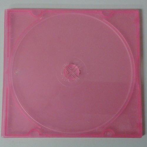 CD/DVD POLY CASE 5MM SLIMLINE RED 25 LOT