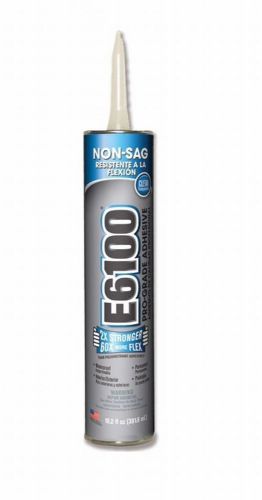 Eclectic 252011 12 Pack E6100 Industrial Strength Adhesive 10.2oz Non-Sag