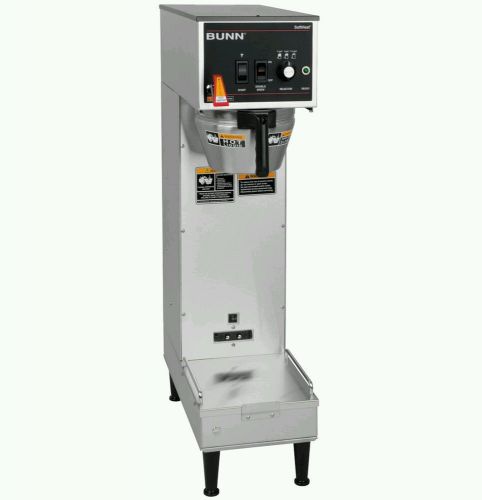 Bunn single sh soft heat commercial coffee brewer w/docking &amp; hot water tap 2012 for sale